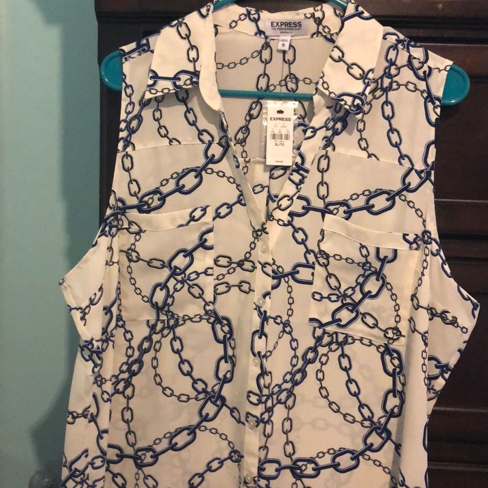 Express Portofino Sleeveless Shirt